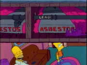 Simpsons floorboards: Lead piping and asbestos