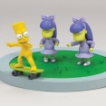 Simpsons WOS figure: Bart skateboarding