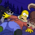 Homer is attacked by the dogs