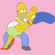 Homer and Marge dance