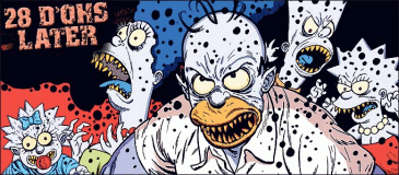 The Simpsons as zombies