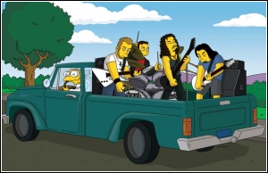 Metallica on The Simpsons